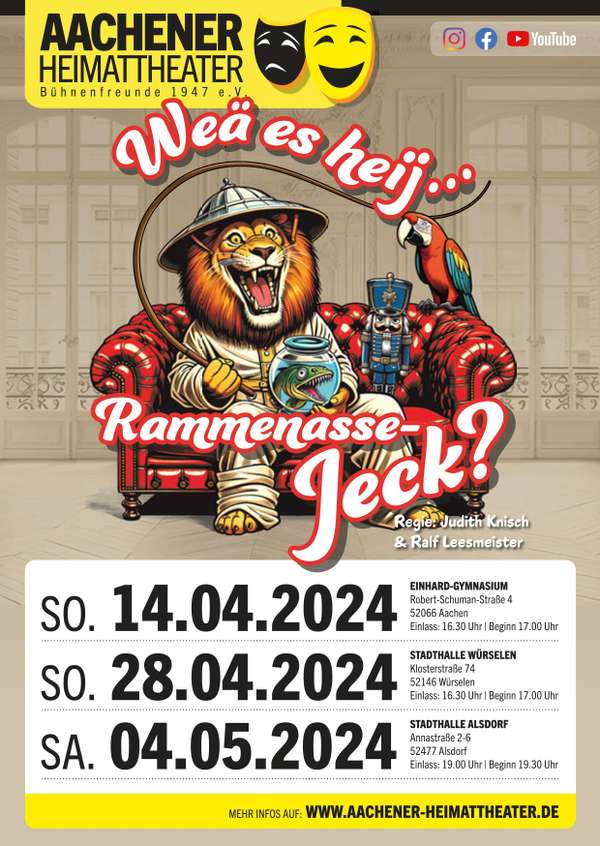 Aachener Heimattheater: Weä es heij Rammenasse-Jeck?